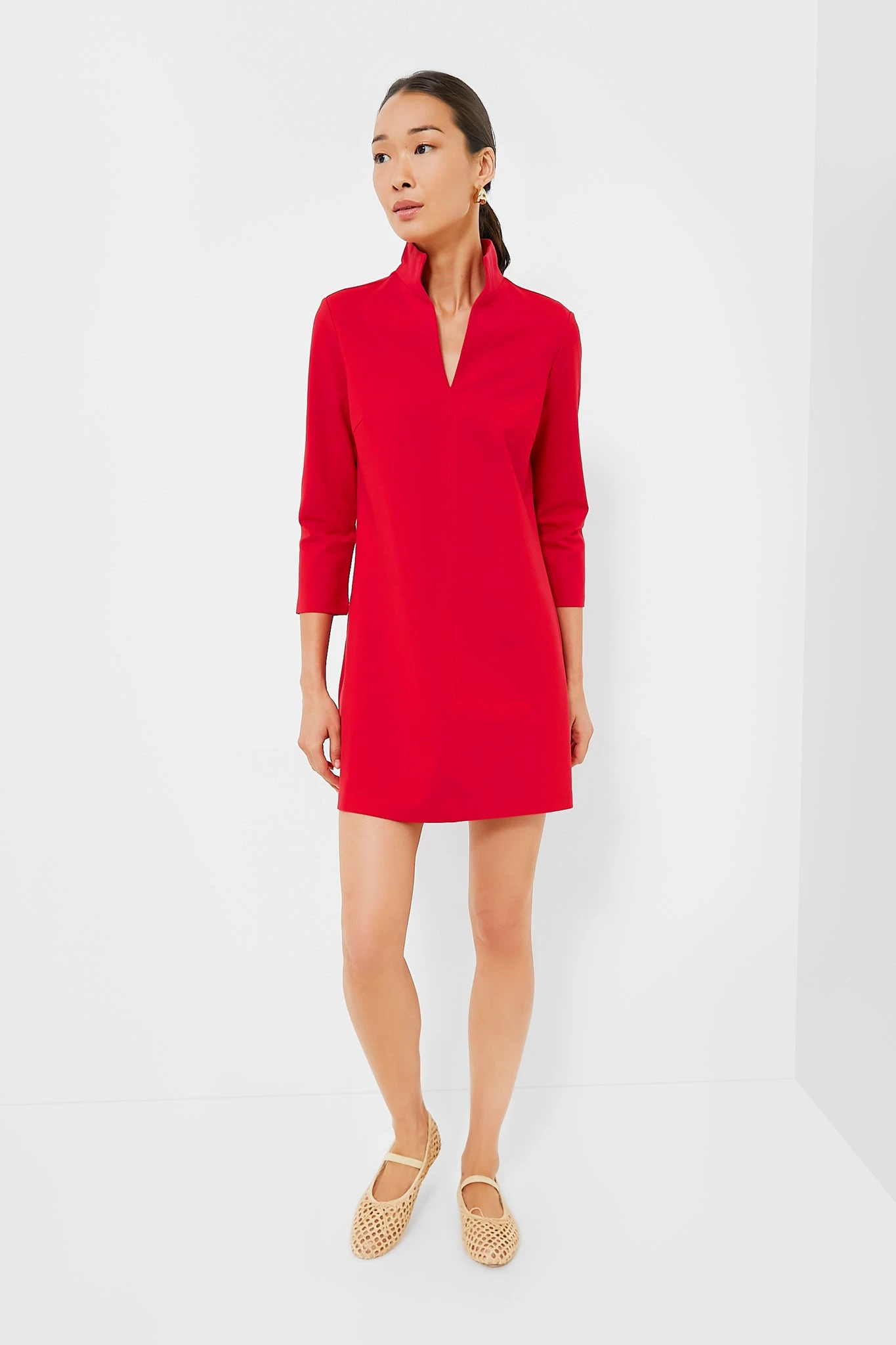 Red Ponte Clifton Dress 8 Red Ponte Clifton Dress - Image 6