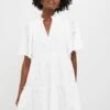 White Eyelet Crawford Dress