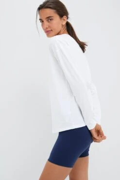 White Long Sleeve Performance Jersey Ryan Boyfriend Tee -Urban Motion GCGFNBtKnAMmbHhPR987HRNOTau9y7vO 1