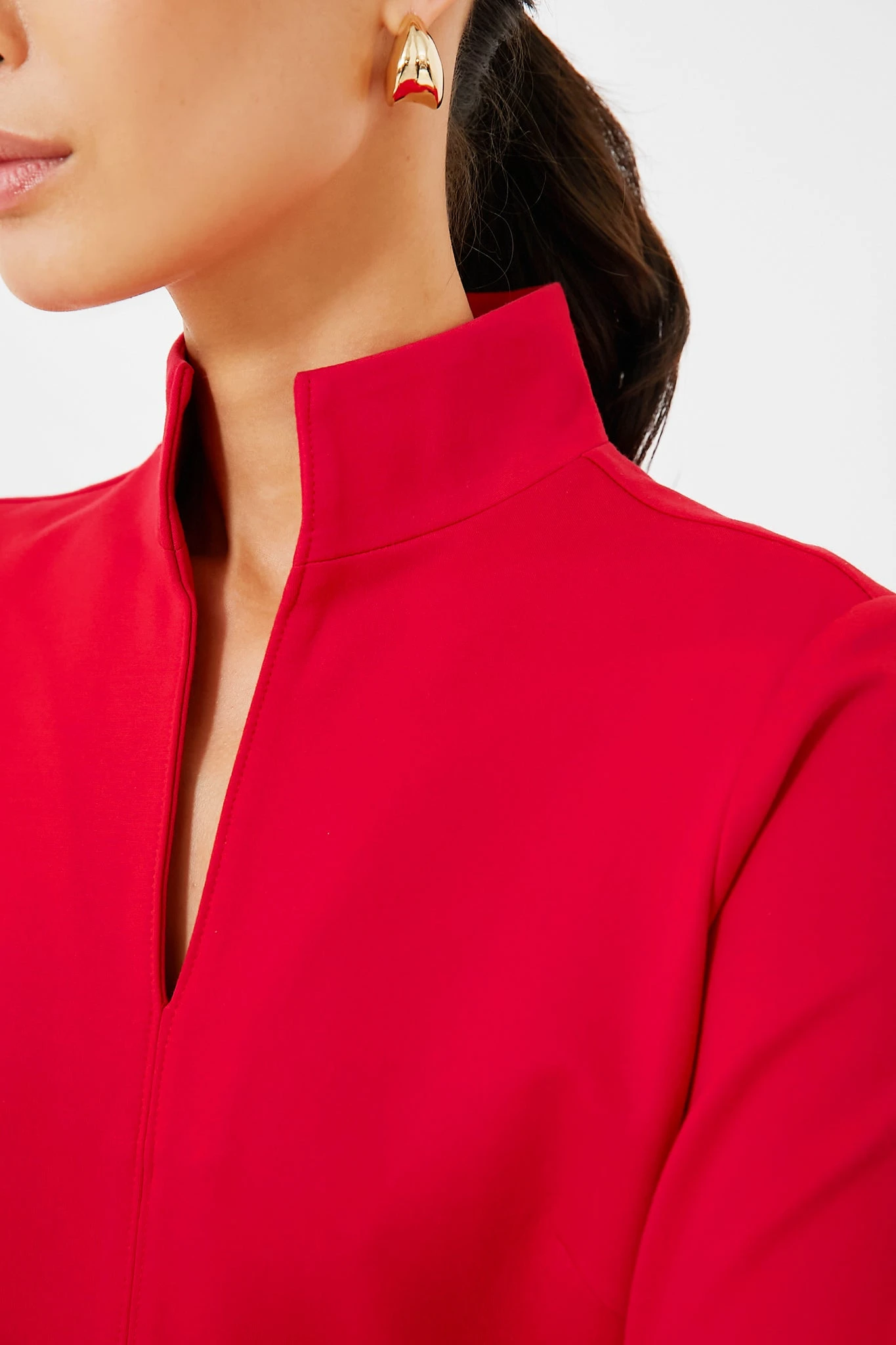 Red Ponte Clifton Dress 7 Red Ponte Clifton Dress - Image 5