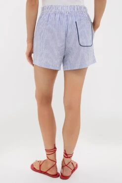 Blue Stripe Seersucker Raven Short -Urban Motion HD77VA7ProuaDxgImcWUnJ21m1fTbsGz 1