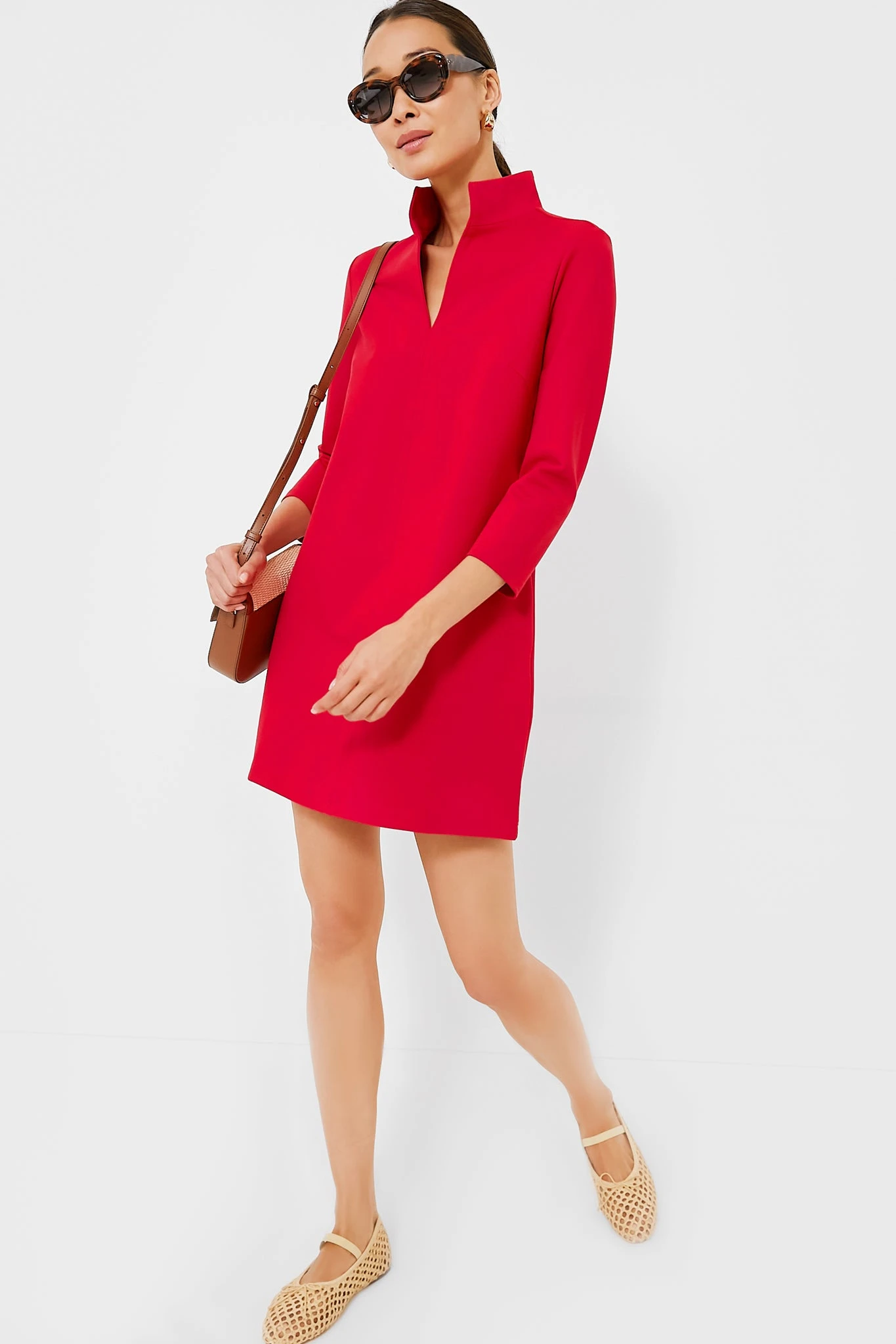 Red Ponte Clifton Dress 4 Red Ponte Clifton Dress - Image 2