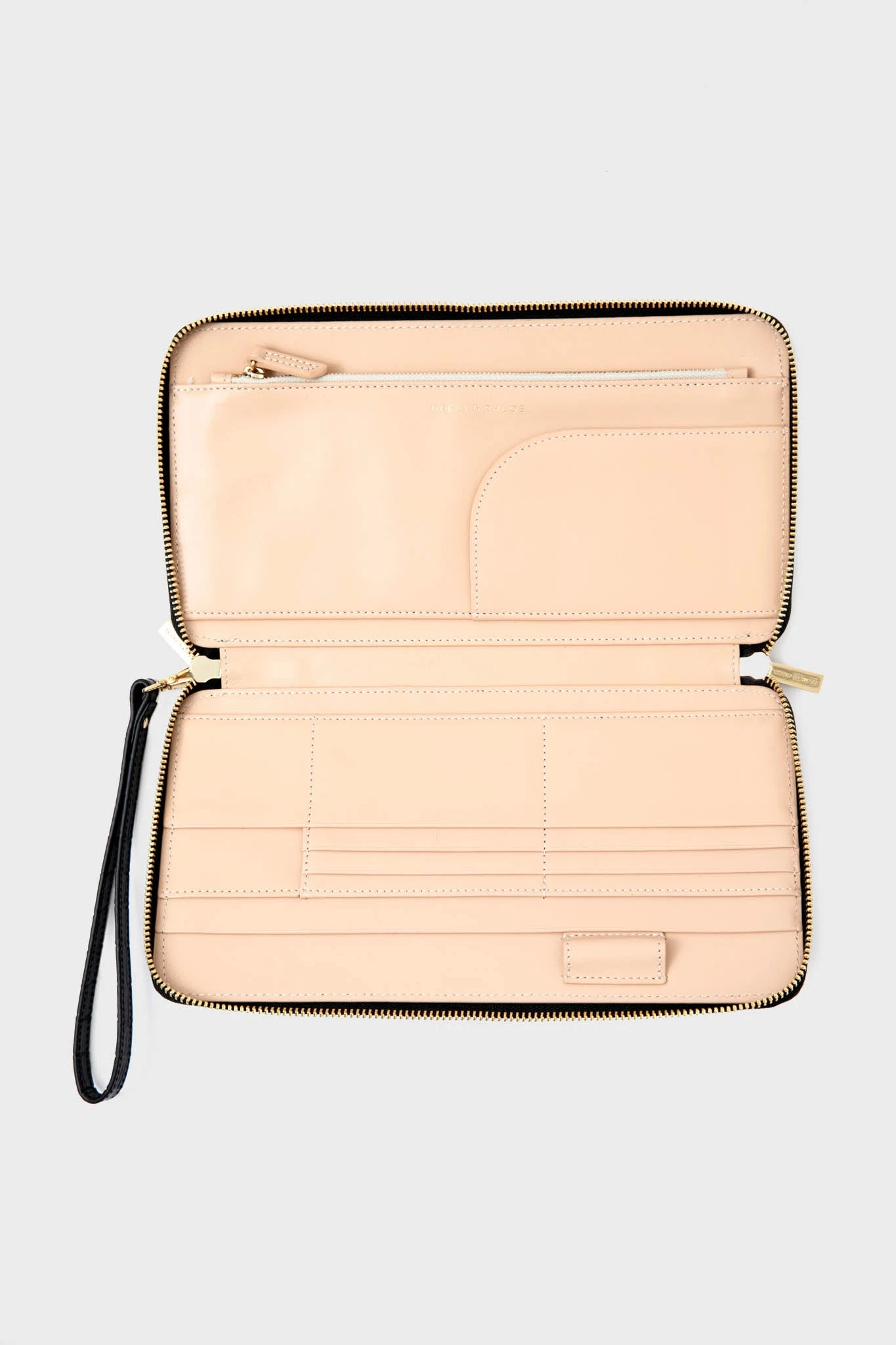 Black Croc Travel Wallet 6 Black Croc Travel Wallet - Image 4