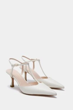 White Nappa Leather Margot Heels -Urban Motion HrxFlGFyIVW0qs4gAihFbJuIMdt57Yta 1