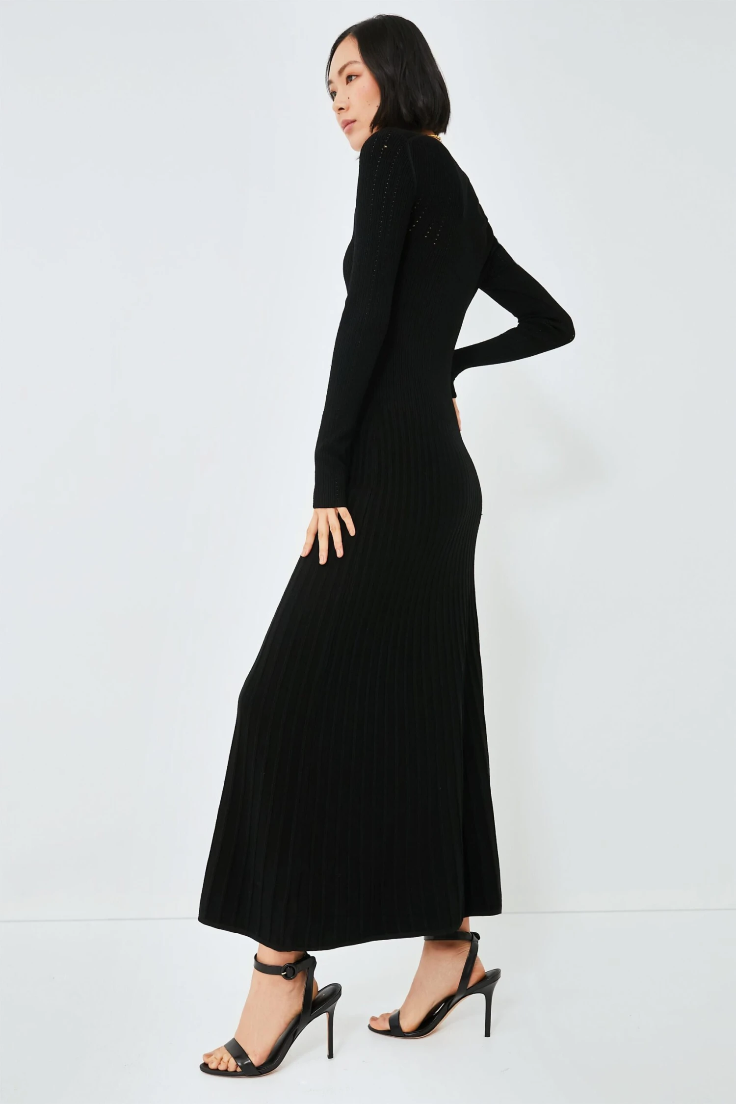 Veronica Beard Black Nami Knit Dress 5 Veronica Beard Black Nami Knit Dress - Image 3