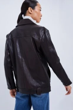 Veronica Beard Dark Chocolate Thandie Dickey Coat -Urban Motion Ic9hpHlrSntwijwsC2XdrHBTHroh6OTh 1