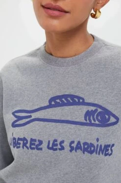 Grey And Navy Liberez Les Sardines Oversized Sweatshirt 12 Grey And Navy Liberez Les Sardines Oversized Sweatshirt -Urban Motion Io5osJDAnEL0jISH0L9GI0wFkHVHychw 1