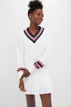 Americana Bouclé Elizabeth Sweater