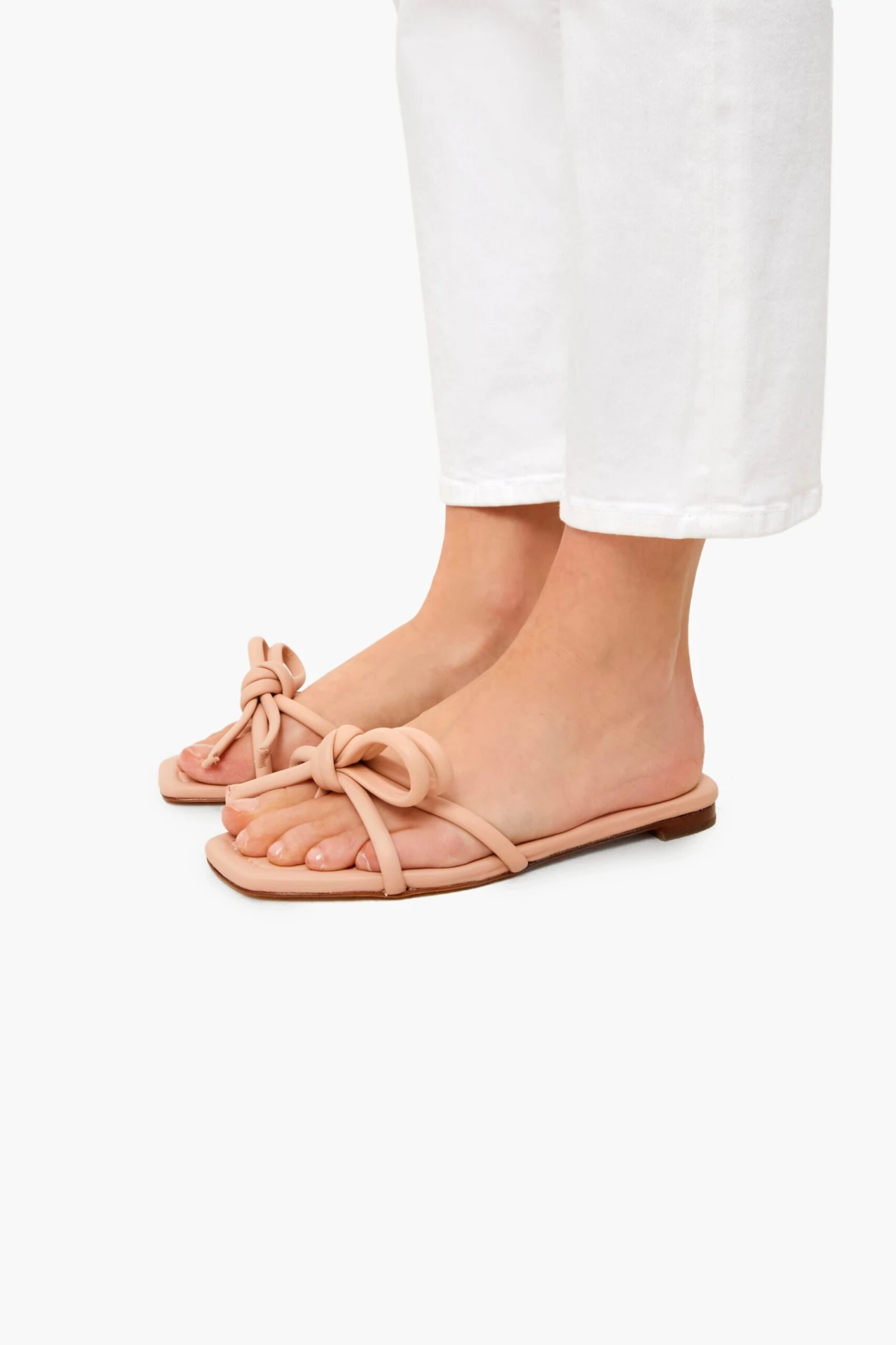 Loeffler Randall Ballet Hadley Leather Bow Flat Sandals 4 Loeffler Randall Ballet Hadley Leather Bow Flat Sandals - Image 2