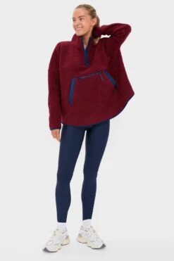 Cabernet Fleece Cady Quarter Zip -Urban Motion IzL2mbudz1vWq9e7Z1OJKt4dr24zl9IN 1