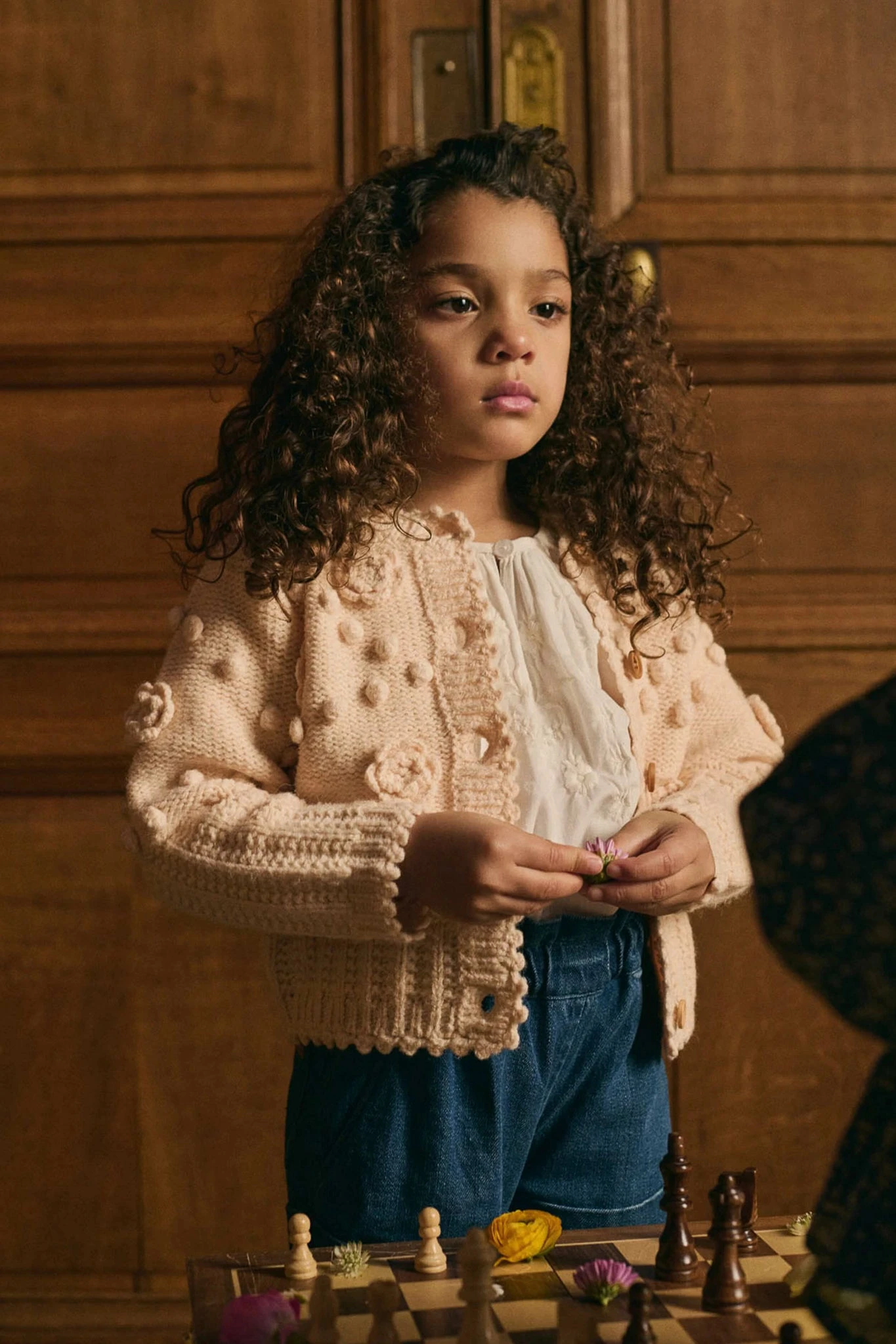 Louise Misha Blush Sandy Cardigan 4 Louise Misha Blush Sandy Cardigan - Image 2