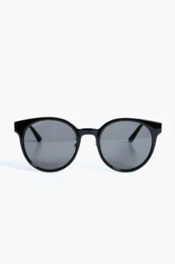 Gucci Black Round Sunglasses