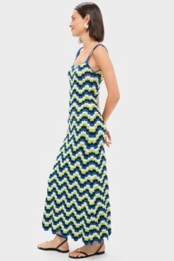 Blues And Lime Green Marea Crochet Maxi Dress -Urban Motion KGVai0BBIrMD2tALB1JQidTLkqnk39EB 1