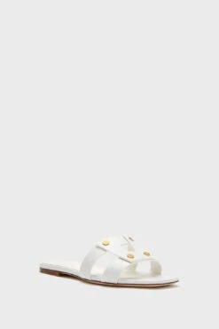 Veronica Beard Coconut Via Slides