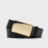 Black And Gold Mason Belt