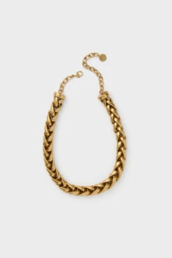 Cult Gaia Antique Brass Grano Choker Body Jewelry