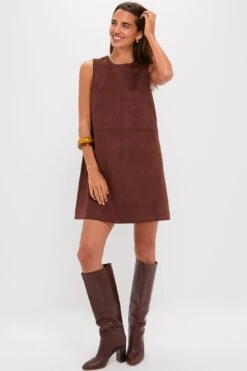 Ganache Vegan Suede Marlowe Dress -Urban Motion L5flNoNwdBAZ8QzfbDj0MThdLY1QkWAa 1
