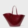Bordeaux Croc Open Tulip Large Tote -Urban Motion L9m9o3kPk2cwJ889GSn2CAJyLztVJgqx 1