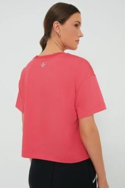 Hot Pink Cropped Ryan Boyfriend Tee -Urban Motion LDycIDLp1S7XYpe4cA0YiPasCrxUoUBp 1