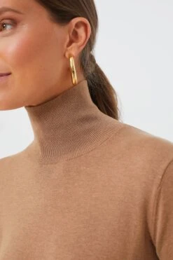 Weekend Max Mara Camel Kiku Turtleneck -Urban Motion LbGgekNcFLDGrRTmnekk1SJJc9MrmJPT 1