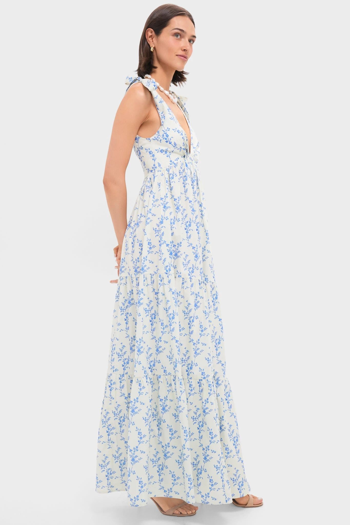 Floral Toile Betsy Dress 5 Floral Toile Betsy Dress - Image 3