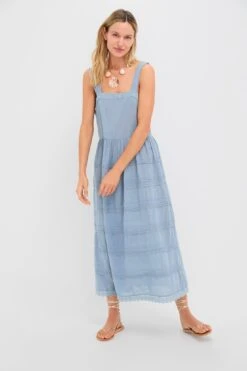 Pale Blue The Reverie Dress