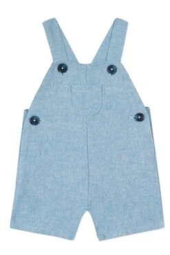 TARTINE ET CHOCOLAT Washed Blue Overalls