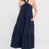 Navy Irene Maxi Dress -Urban Motion M4d1LTCUnjHCcbMhnyNqeBC2zvUxGHPU 1