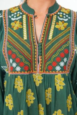 Green Lucknow Mandarin Balloon Top -Urban Motion MV6usH01rghsE0w9mHlvj0Bx9bNt4ReS 1