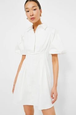 White Mini Delaney Dress