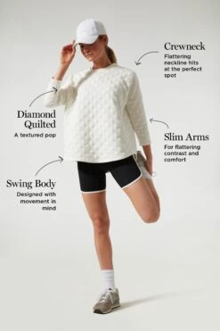 White Ally Swing Sweatshirt 14 White Ally Swing Sweatshirt -Urban Motion MiGkIdGhqMiEAOu0BQUyQoEKjFnhjJlK 1