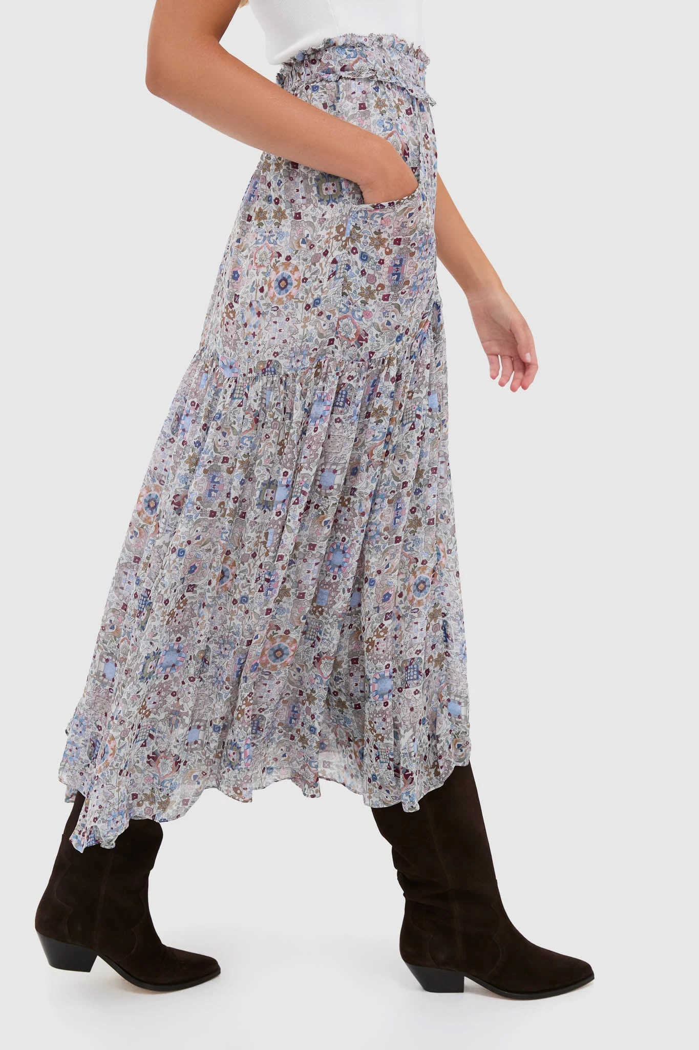 Isabel Marant Etoile Ecru Besma Skirt 6 Isabel Marant Etoile Ecru Besma Skirt - Image 4