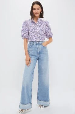 Lilac Multi Floral Florence Blouse -Urban Motion NBcXHFzyH0kTJnx5Gd6yTma0807YCTKB 1