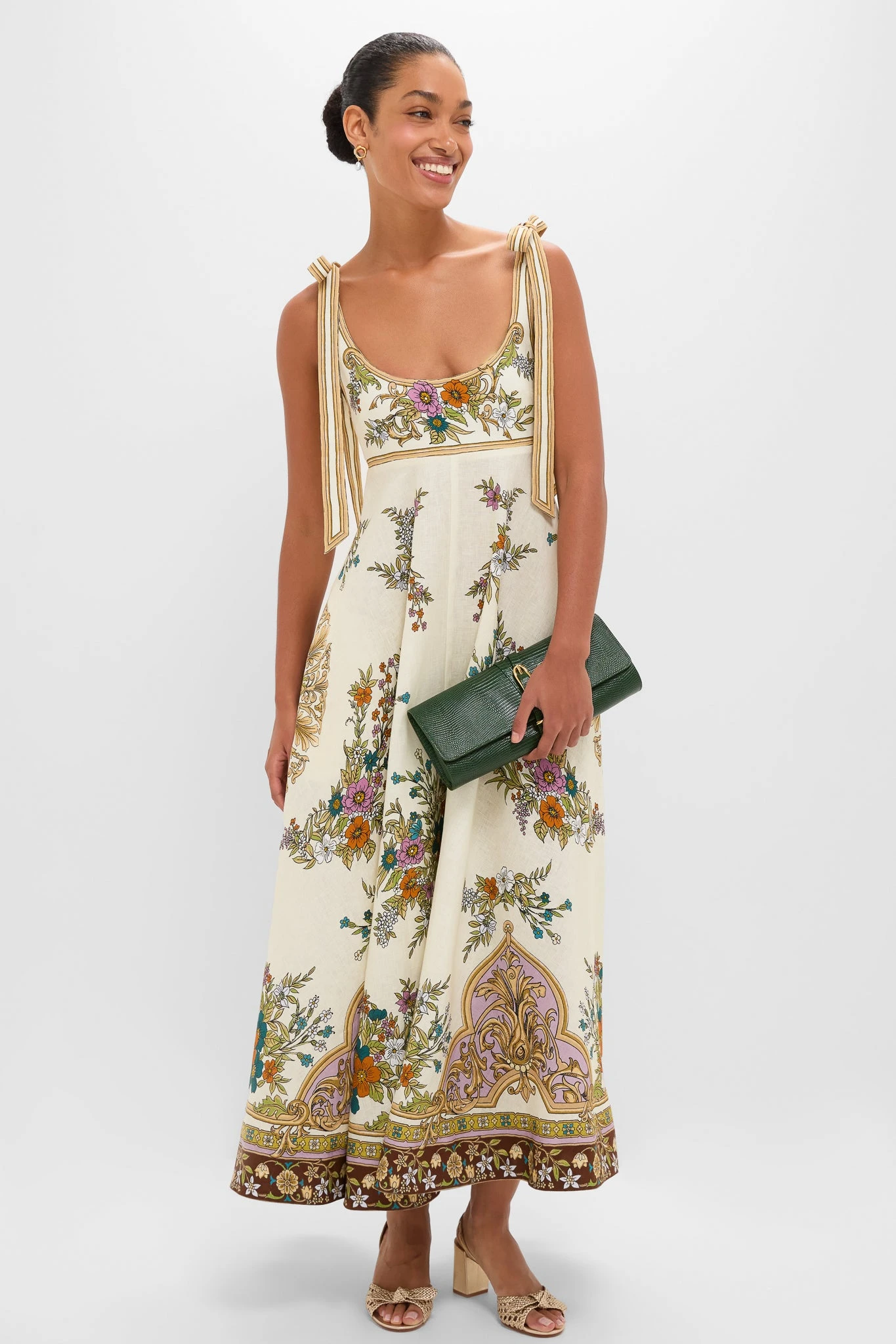 Crema Antoinette Ballet Midi Sundress 4 Crema Antoinette Ballet Midi Sundress - Image 2