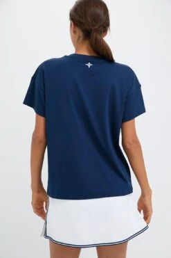 Navy Short Sleeve Performance Jersey Ryan Boyfriend Tee -Urban Motion NHi5l37BSIgi1tL3BeFSZ5E3MM61BNbQ 1