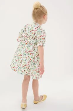 Ivory Bird Floral Carla Hand-Smocked Girls Dress -Urban Motion Nj2rQaVS7BvRz3ReGqpQOcuFu7KNEYRE 1