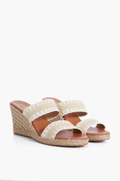 Beige And White Nolita Raffia Wedges -Urban Motion ONvGvN5Q7IVG2ZsadrPqBDns56KGrkjO 1