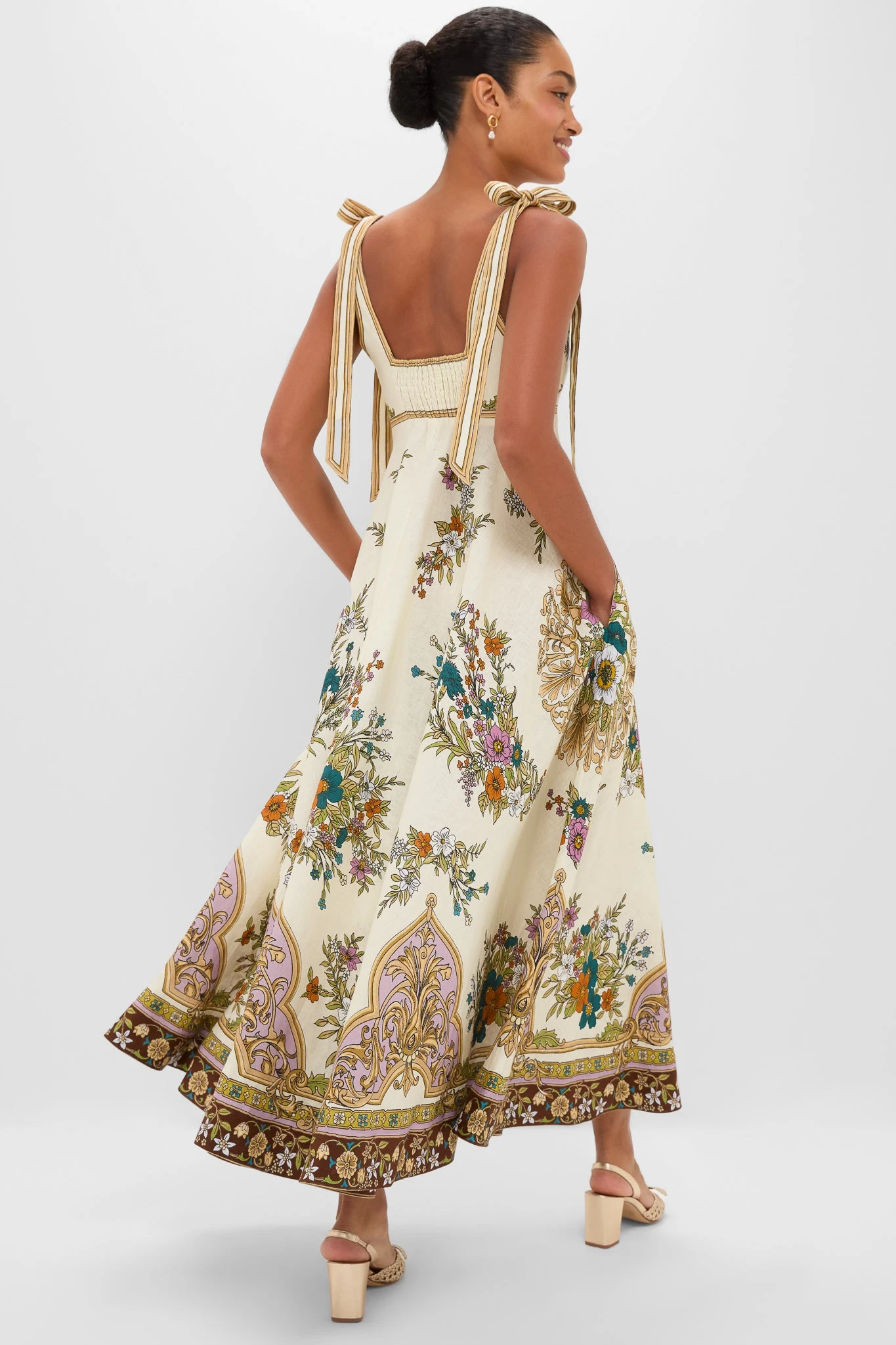 Crema Antoinette Ballet Midi Sundress 6 Crema Antoinette Ballet Midi Sundress - Image 4