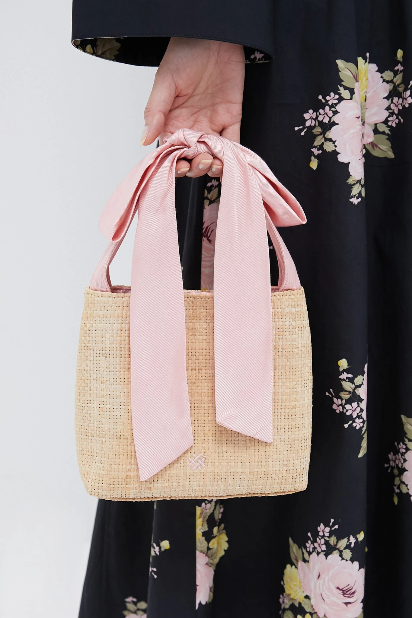 Pink Sand Mixed Media Mini Bow 4 Pink Sand Mixed Media Mini Bow - Image 2