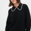 Black With Soft White Crochet Collar Pullover 2 Black With Soft White Crochet Collar Pullover -Urban Motion PY6CJaJeN5dGBspCF73sQozJCs44VL5U 1