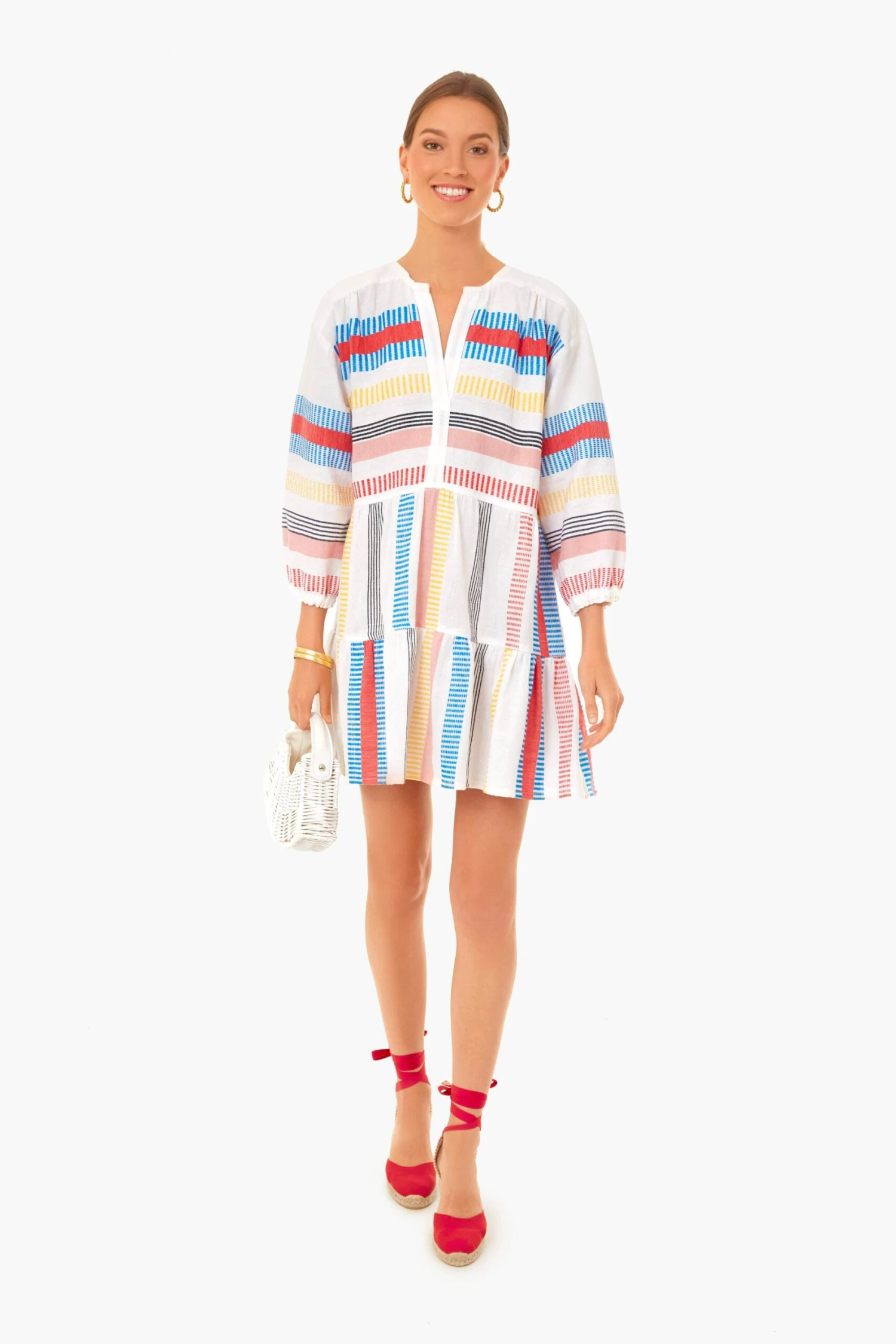 Stripe Fiesta Meseret Popover Dress 3 Stripe Fiesta Meseret Popover Dress