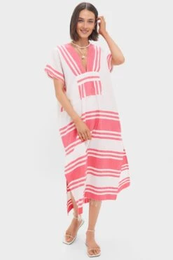 Ayelu Fragaria Gasira V-Neck Caftan