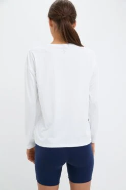 White Long Sleeve Performance Jersey Ryan Boyfriend Tee -Urban Motion PphY7GmeNSMv3pb13J1FqVyWm0UPZPMs 1