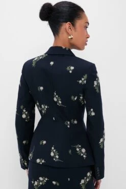 Erdem Midnight Blue Fitted Single Breasted Blazer 11 Erdem Midnight Blue Fitted Single Breasted Blazer -Urban Motion Q34SK6JwRYhKffKqLt5VOwKPPfzCXJUH 1