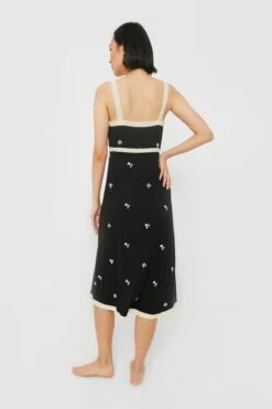 Black Rubina Embroidery Pajama Slip Dress 10 Black Rubina Embroidery Pajama Slip Dress -Urban Motion QaGg1EmFNBOaU8yymfty7DI5uCj7fwEX 1