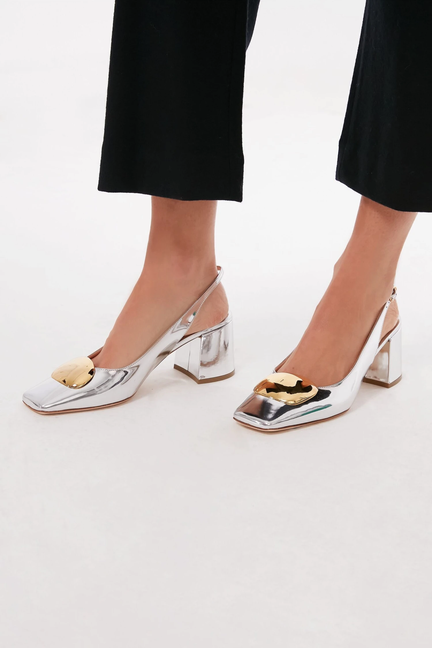 Silver Mirror Myola Heels 4 Silver Mirror Myola Heels - Image 2