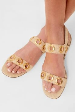 Beige Raffia Milan Flats -Urban Motion QmByC3x9t01TsxtSfBmcvsuXW4VhSCOZ 1