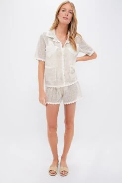 Tan Sally Crochet Short -Urban Motion QqeJgNDrIaIz90jOiTRWsEFvTUSFctYm 1