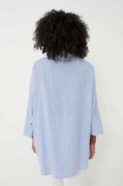 Blue Stripe Willow Blouse -Urban Motion QwIoImDUMeuHncesAqHqBbiAC3WQEf6y 1