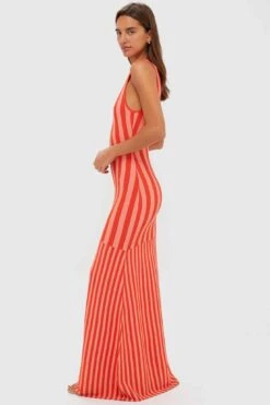 Solid & Striped Peachy Keen And Rust Striped Pretra Maxi Dress -Urban Motion R0yqql8gz1If1kys0qK8XD7ja52Ha8vc 1